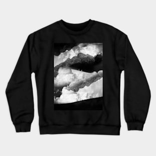 Black and white love landscape Crewneck Sweatshirt